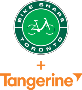 Tangerine Bike Share Toronto logo